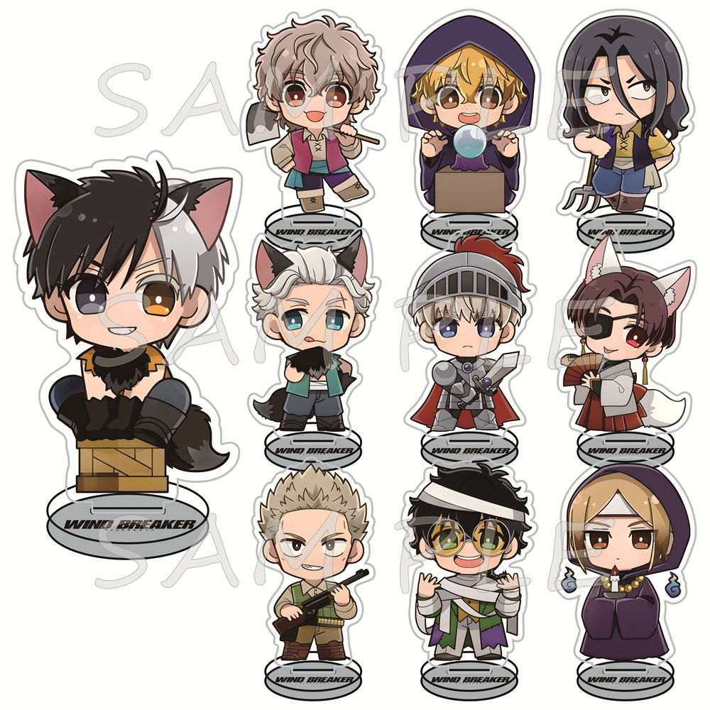 Windbreaker Anime Merchandise - ฟิกเกอร์อะคริลิก WIND BREAKER ขนาด 10 ซม.
