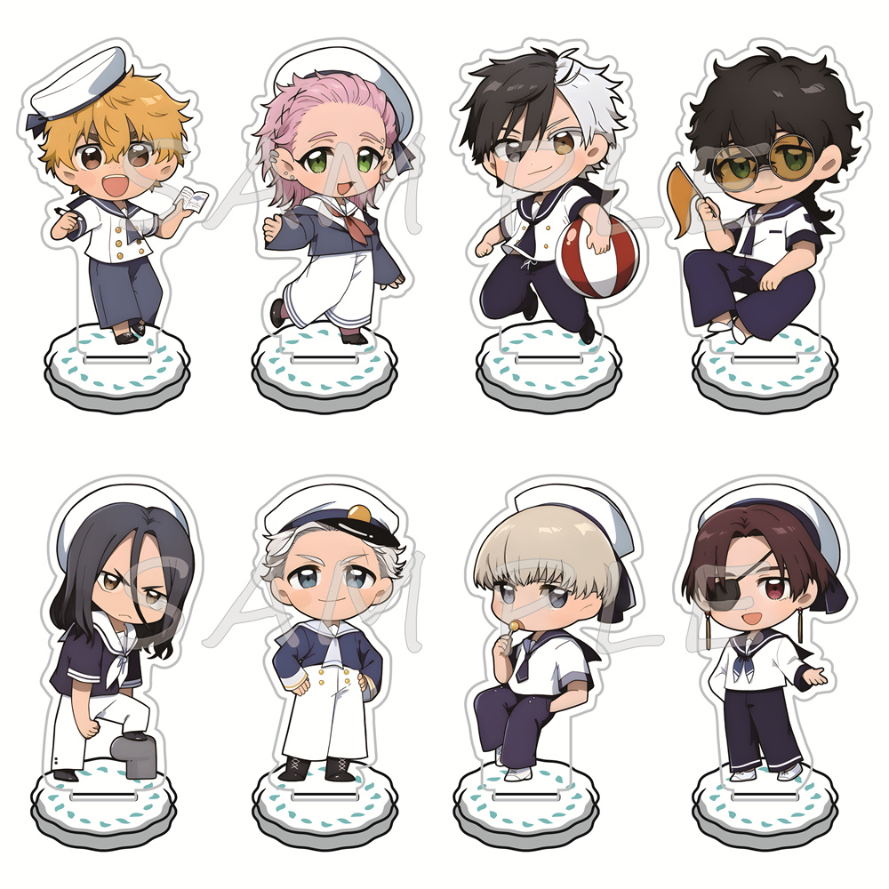 Windbreaker Anime Merchandise - วินด์เบรกเกอร์ ฟิกเกอร์อะคริลิกขนาด 10 ซม. เซเลอร์มารีน รุ่นจิบิ