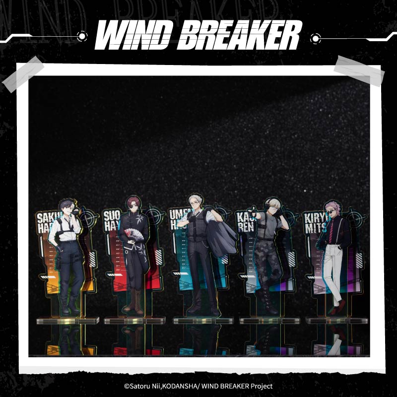 Windbreaker Anime Merchandise - Aniplex สินค้าพร้อมส่ง วินด์เบรกเกอร์ อะคริลิกสแตนด์ ซีรีส์ตัวละครอนิเมะ ของสะสม