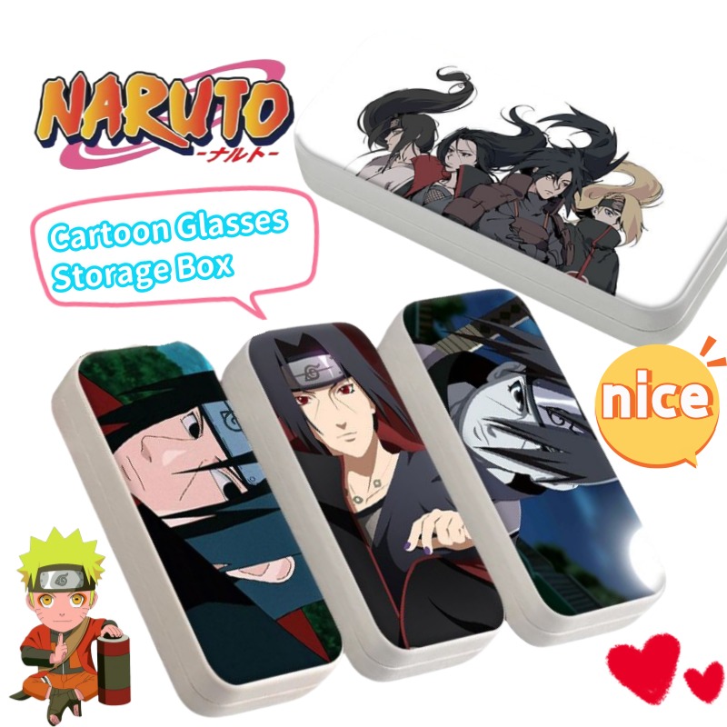 Manga Storage Box - กล่องใส่แว่นตาพกพาลายการ์ตูน นารูโตะ อุจิวะ อิทาจิ อุซึมากิ นารูโตะ