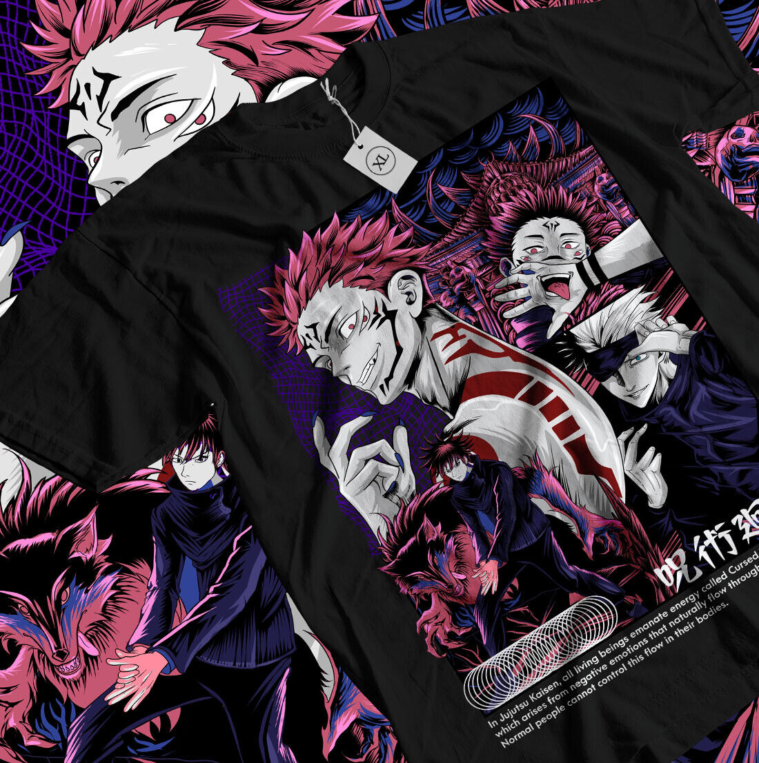 เสื้อยืด ryomen sukuna jujustu - Jjk Anime Merchandise บทวิจารณ์และราคา