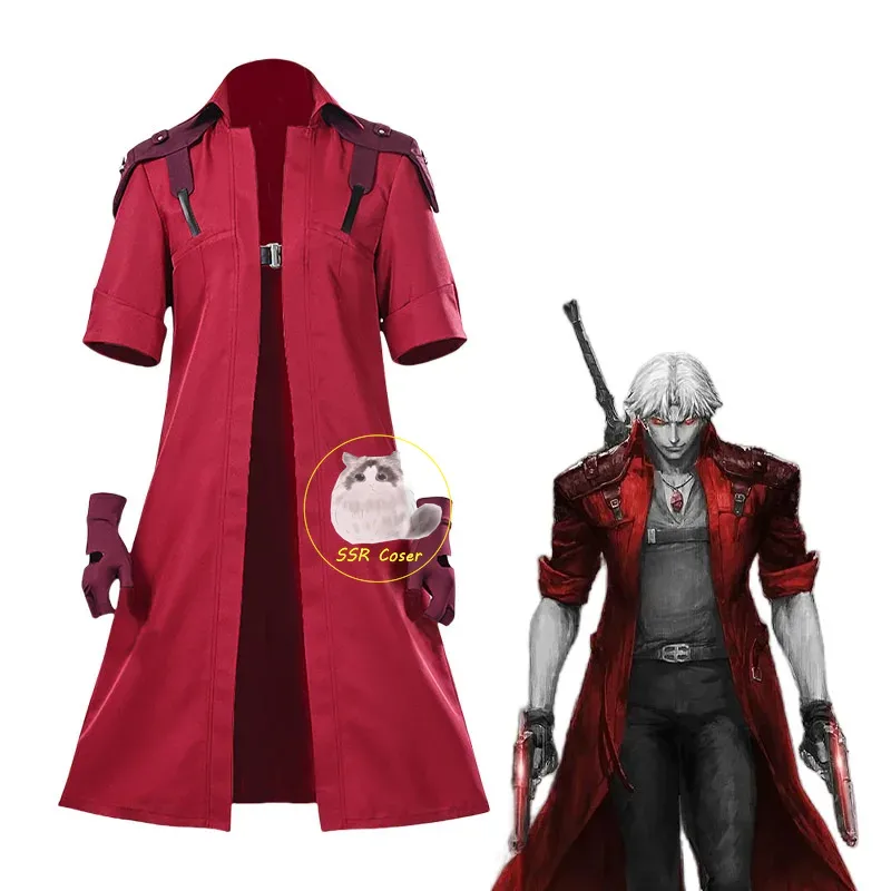 DMC 5 Dante คอสเพลย์วิกผมชุดเค - Windbreaker Anime Merchandise บทวิจารณ์และราคา