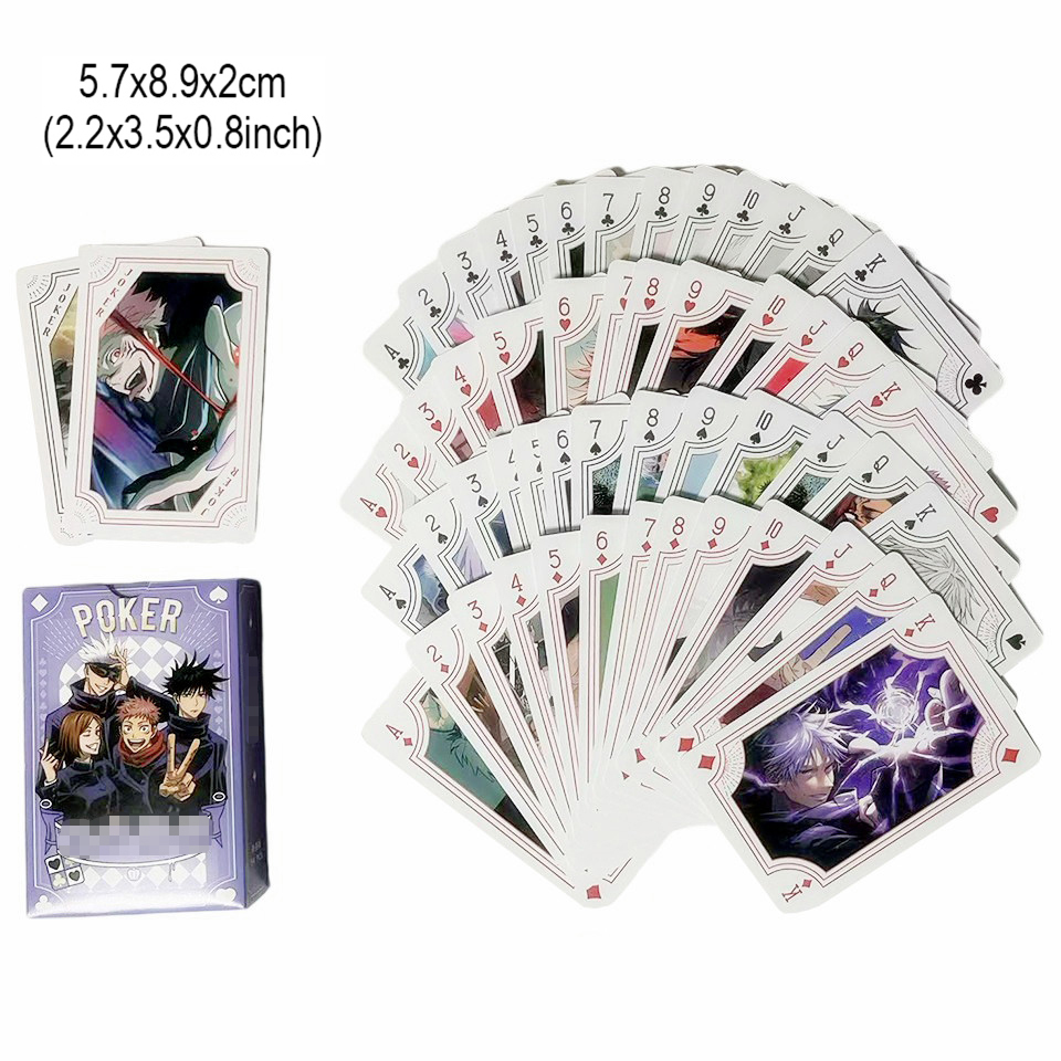 จูจุสึไคเซ็นเล่นไพ่โป๊กเกอร์เก - Themed Playing Card บทวิจารณ์และราคา